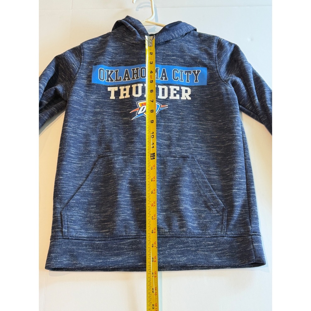 NBA Oklahoma City Thunder Youth Hoodie Pullover Sweatshirt Size 8/10 - Picture 3 of 5